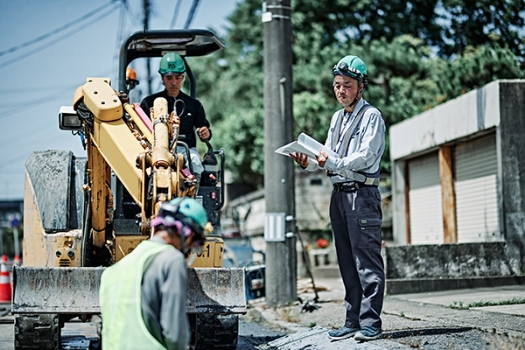 達成感が大きい現場管理の仕事